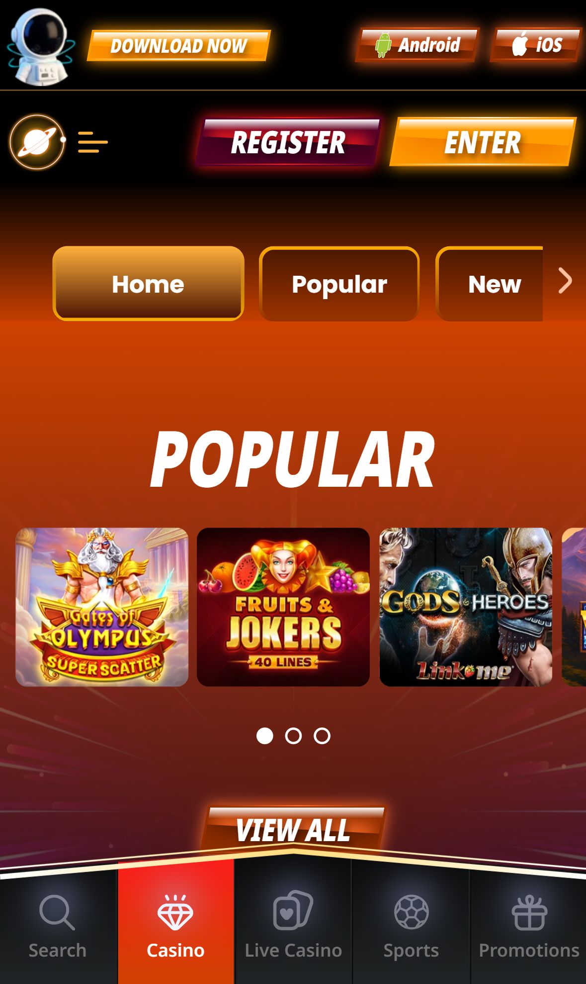 Skythor — Lobby (Mobile)