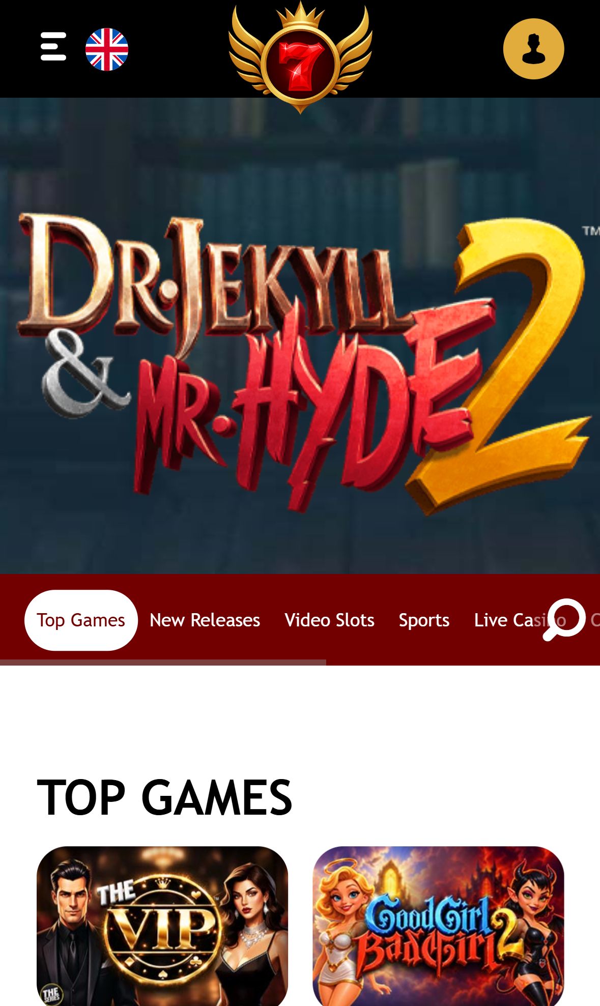 7Red — Lobby (Mobile)