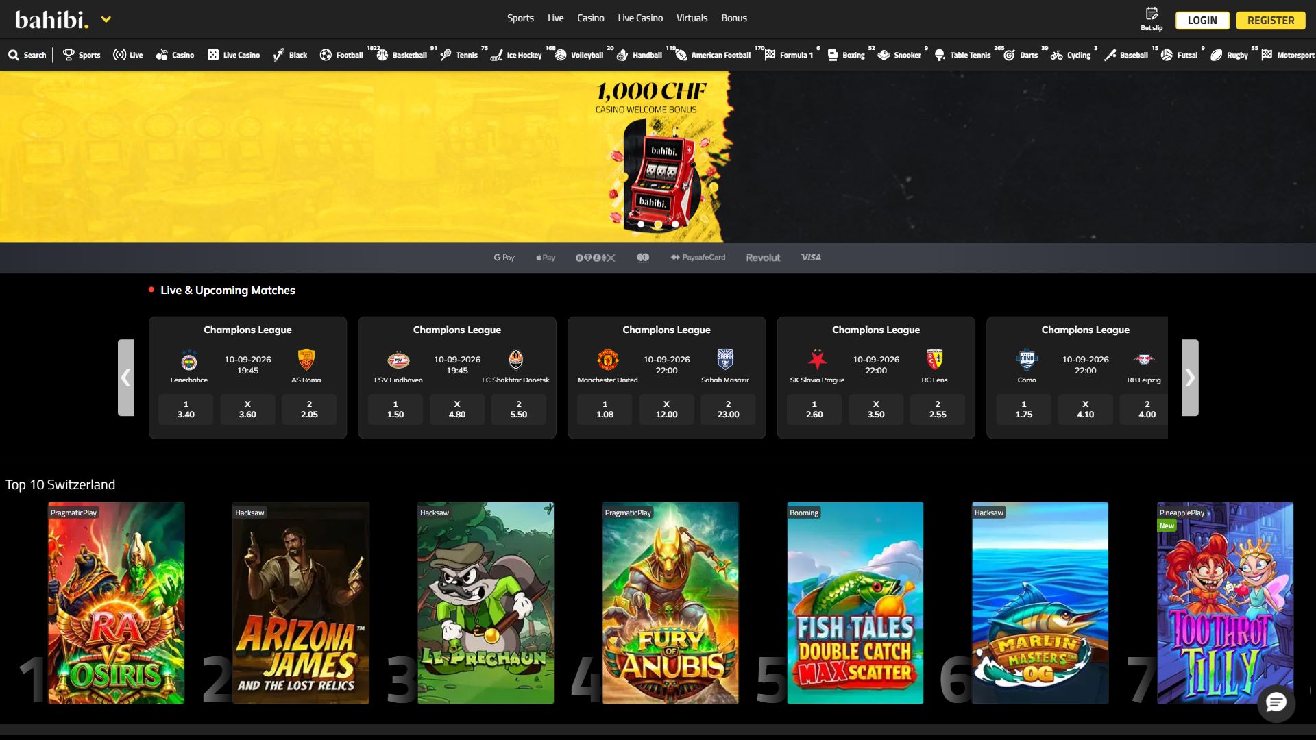 Bahibi — Homepage (Desktop)