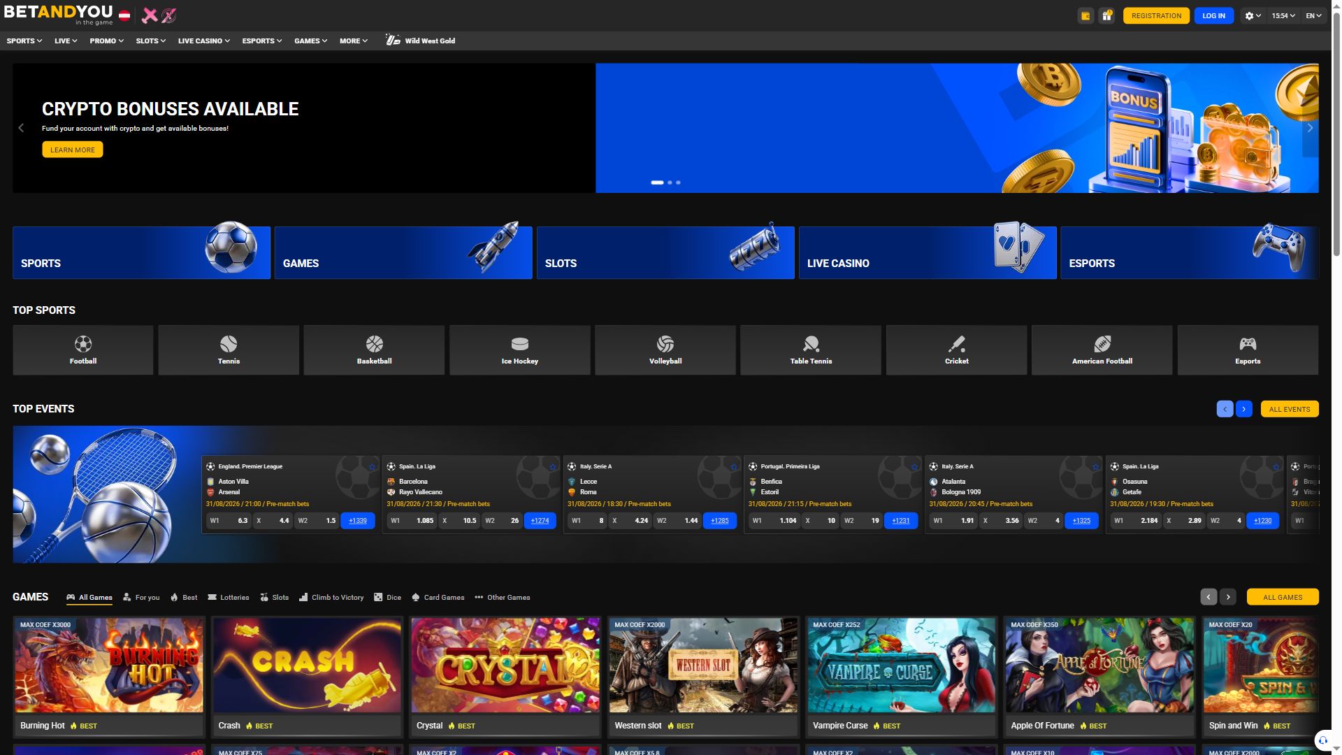 BETandYOU — Homepage (Desktop)