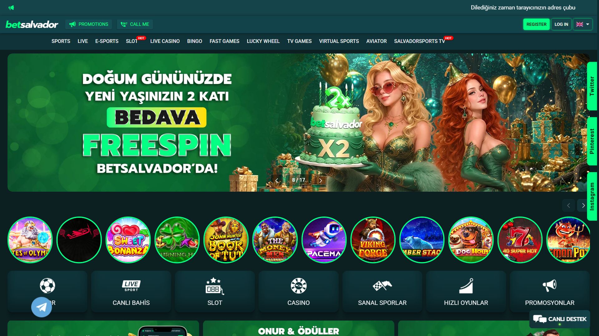 Bet Salvador — Homepage (Desktop)
