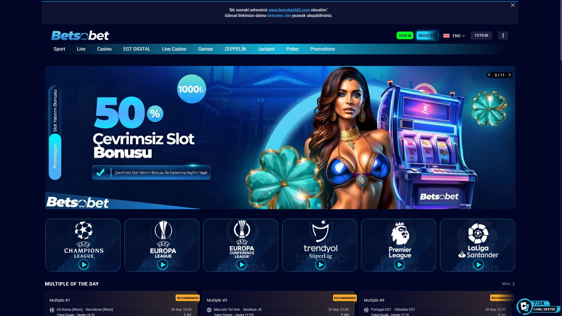 Betsobet — Homepage (Desktop)