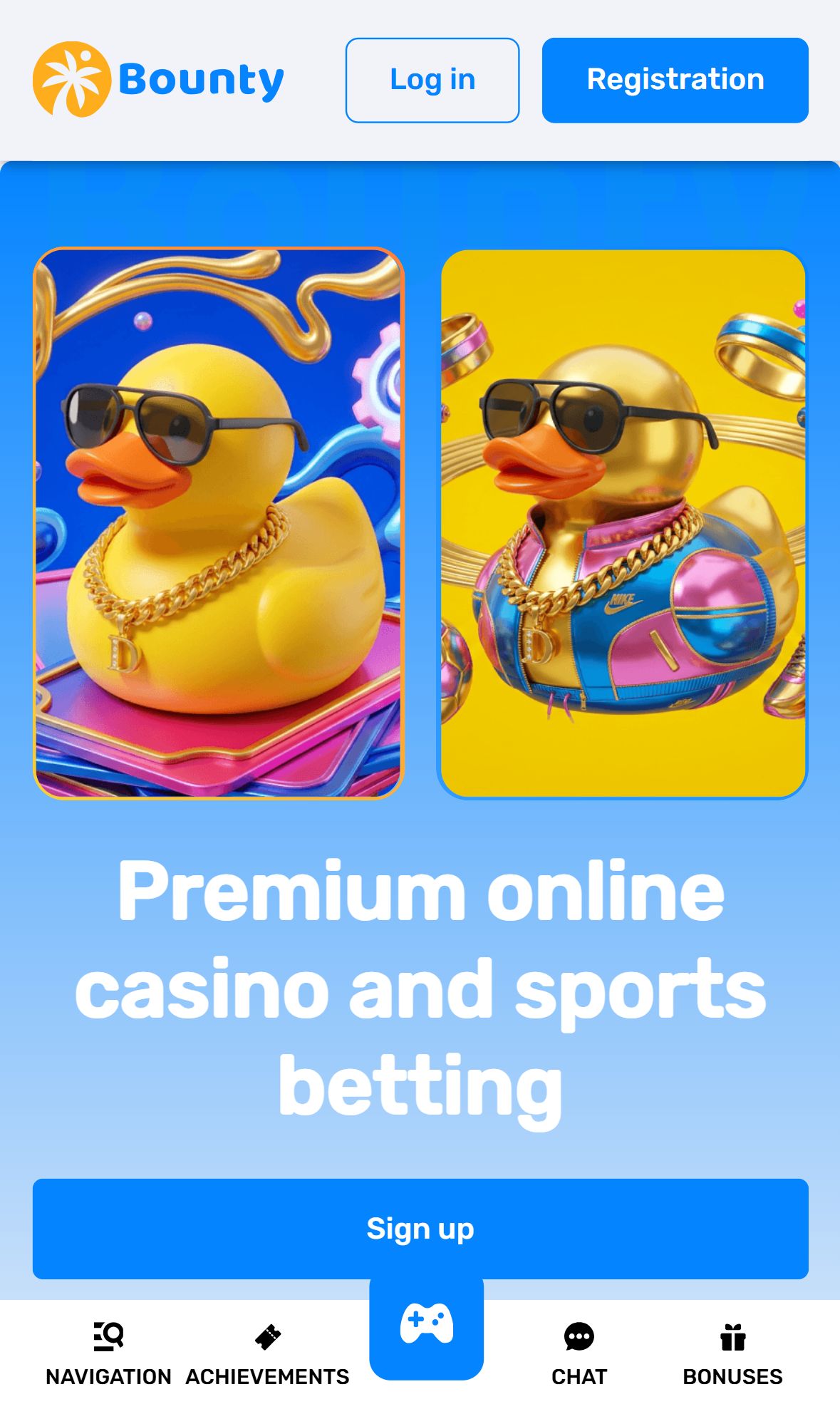 Bounty Casino — Homepage (Mobile)