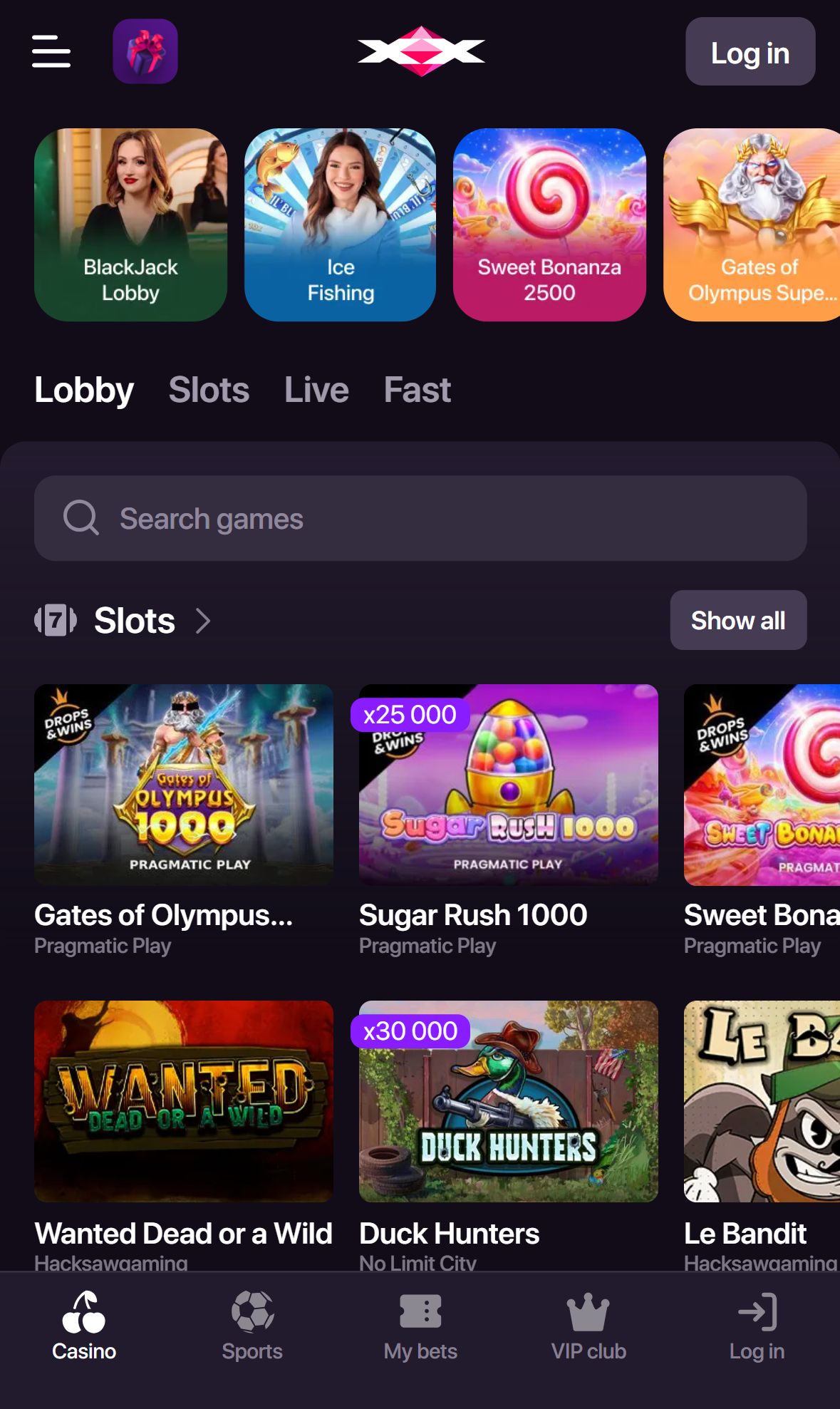 Chexx — Lobby (Mobile)