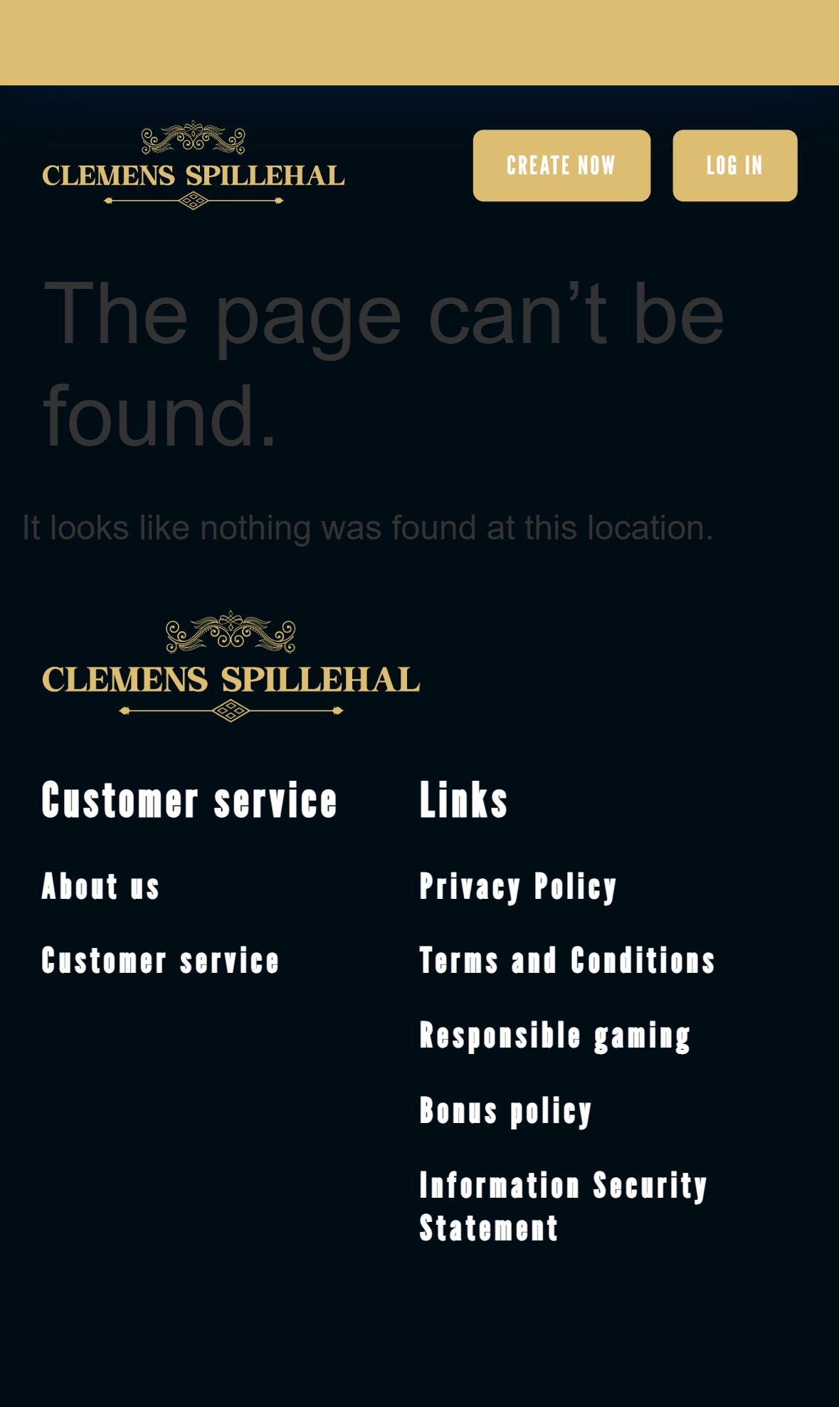 Clemens Spillehal — Homepage (Mobile)