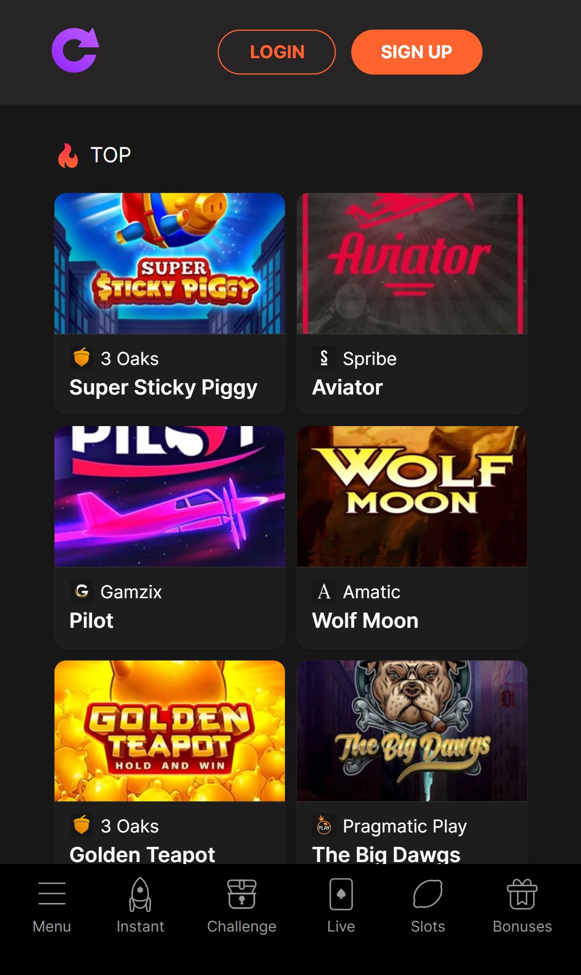 Codplay — Lobby (Mobile)