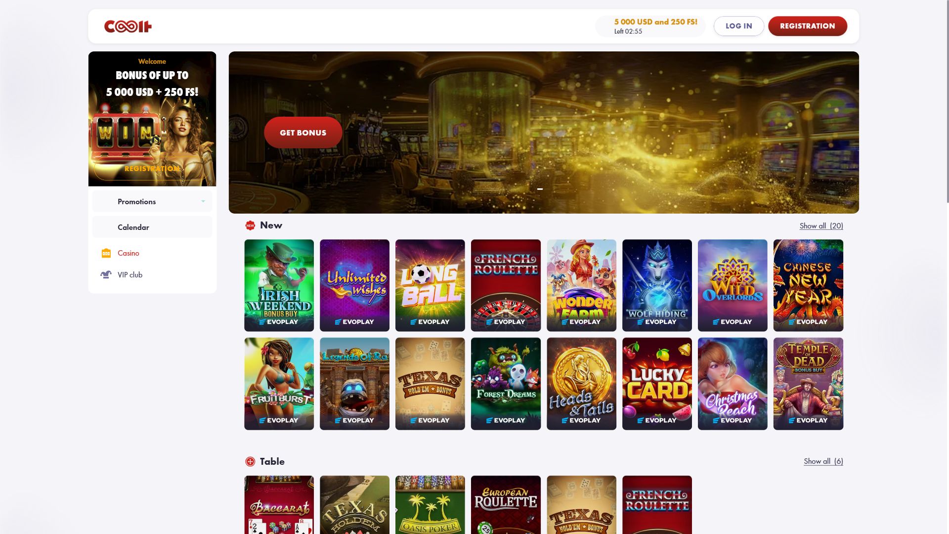 Coolt — Homepage (Desktop)
