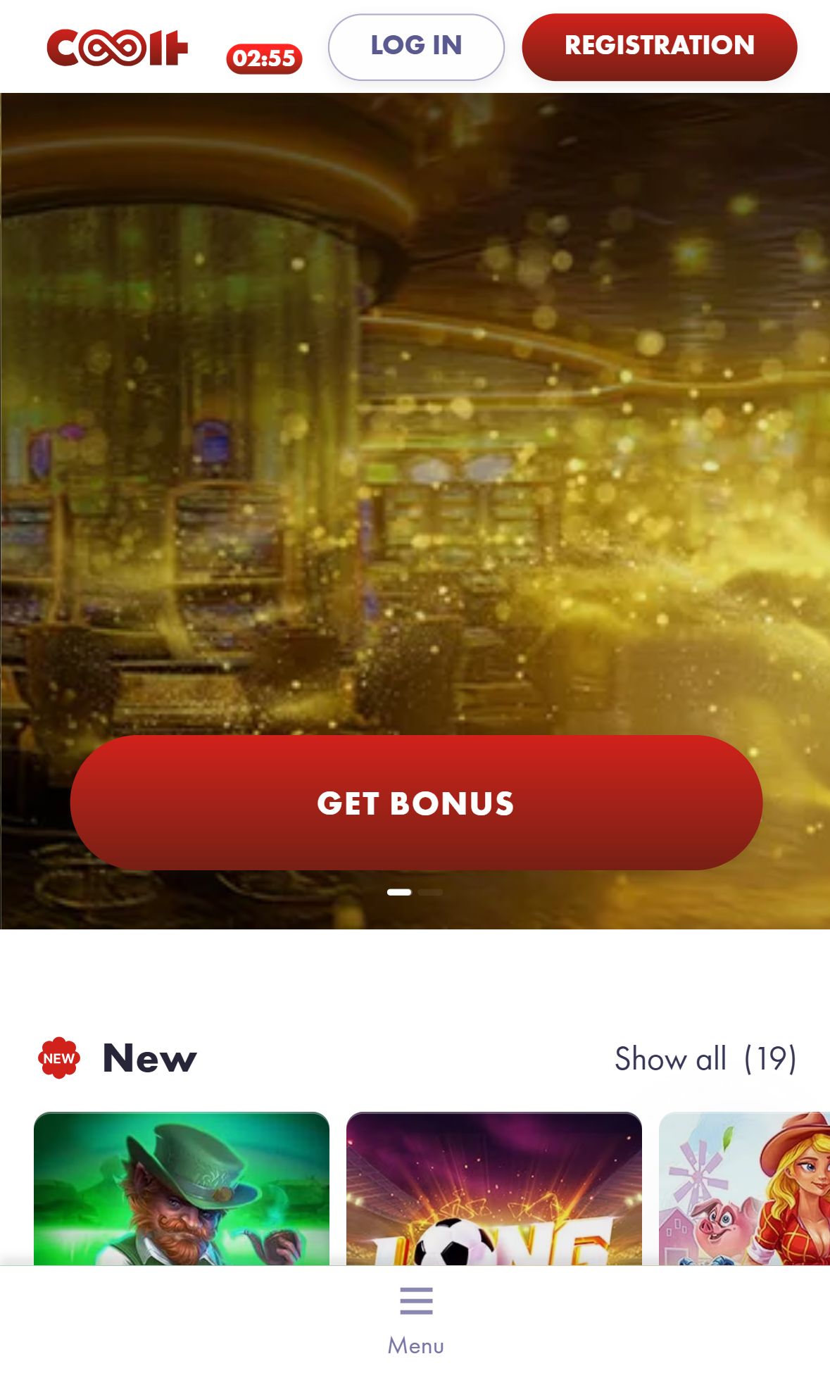 Coolt — Homepage (Mobile)