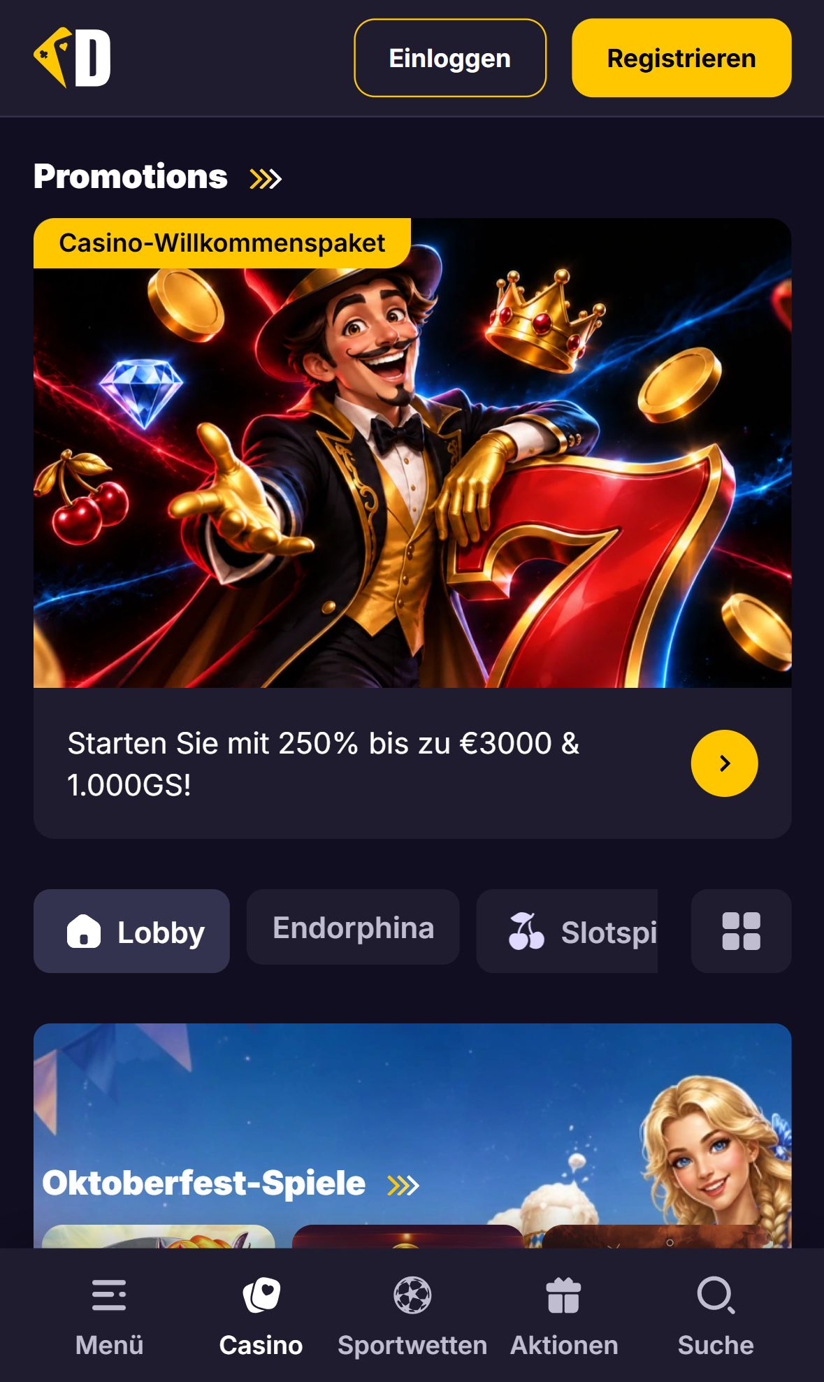 Dazzlehand — Lobby (Mobil)
