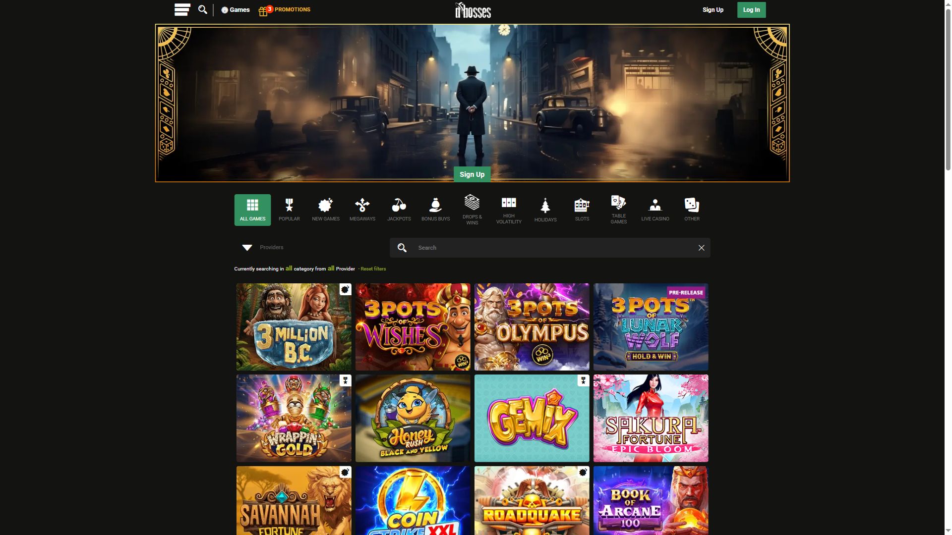 Dbosses — Homepage (Desktop)