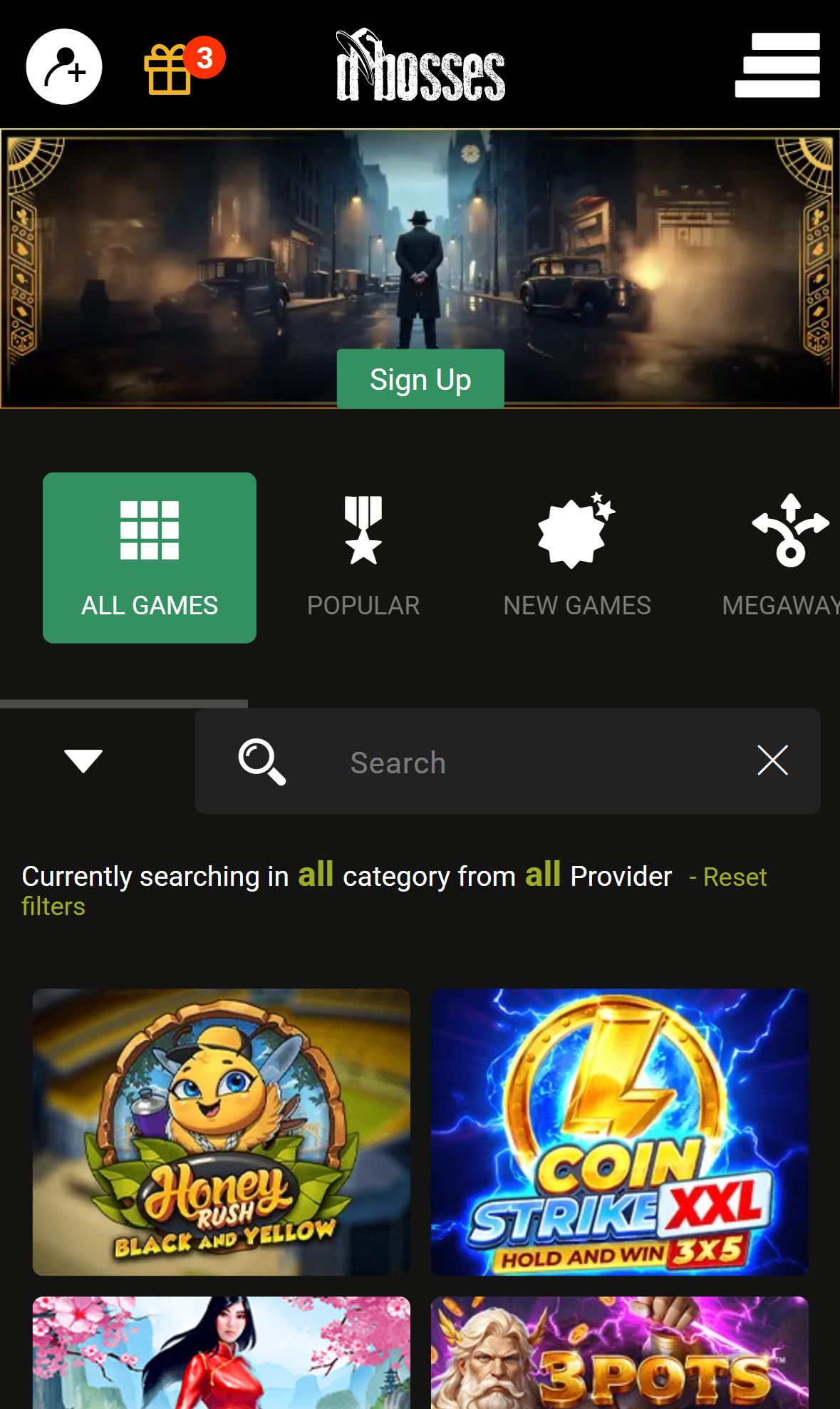 Dbosses — Homepage (Mobile)
