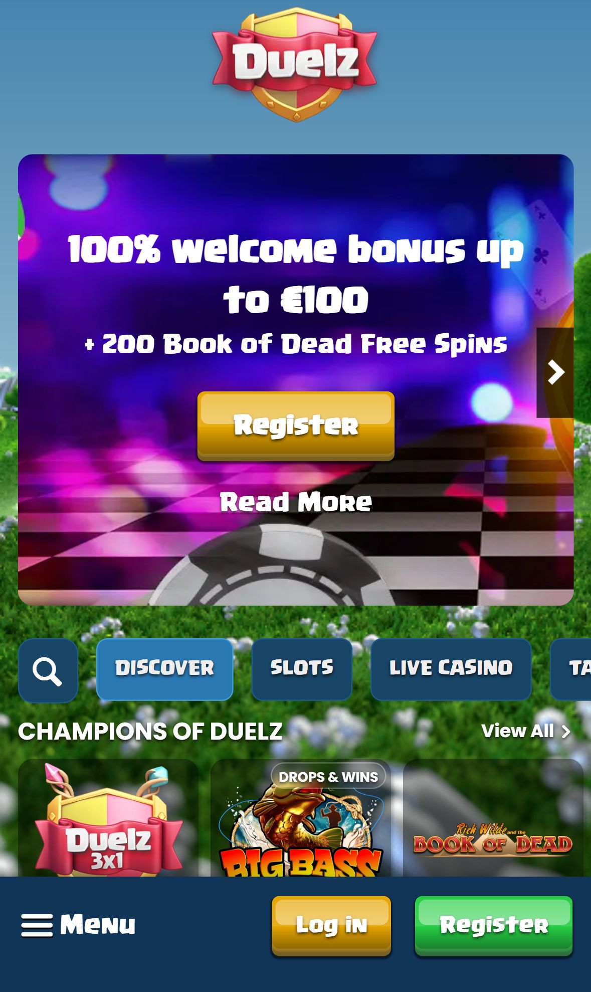 Duelz — Lobby (Mobile)