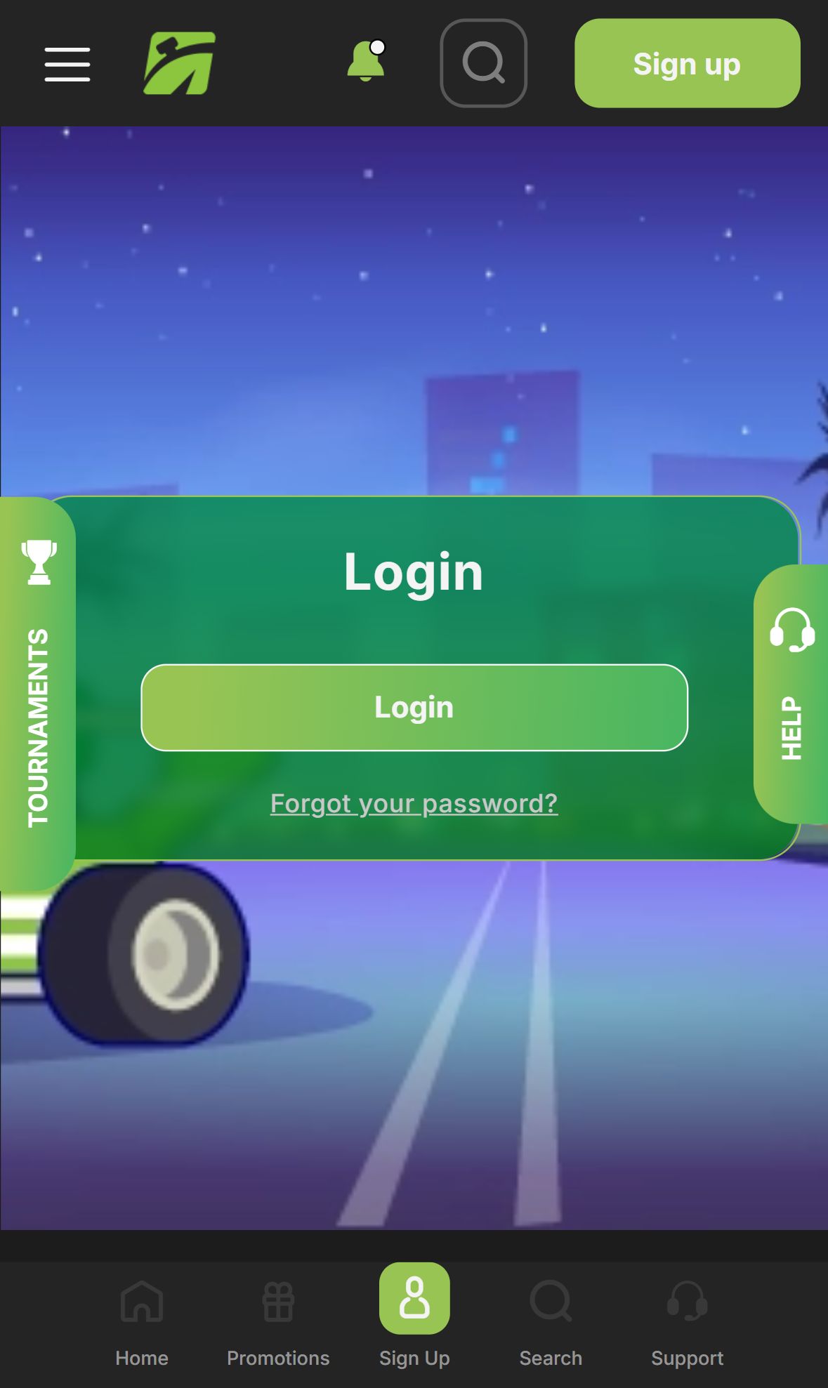 FastPay Casino — Homepage (Mobile)