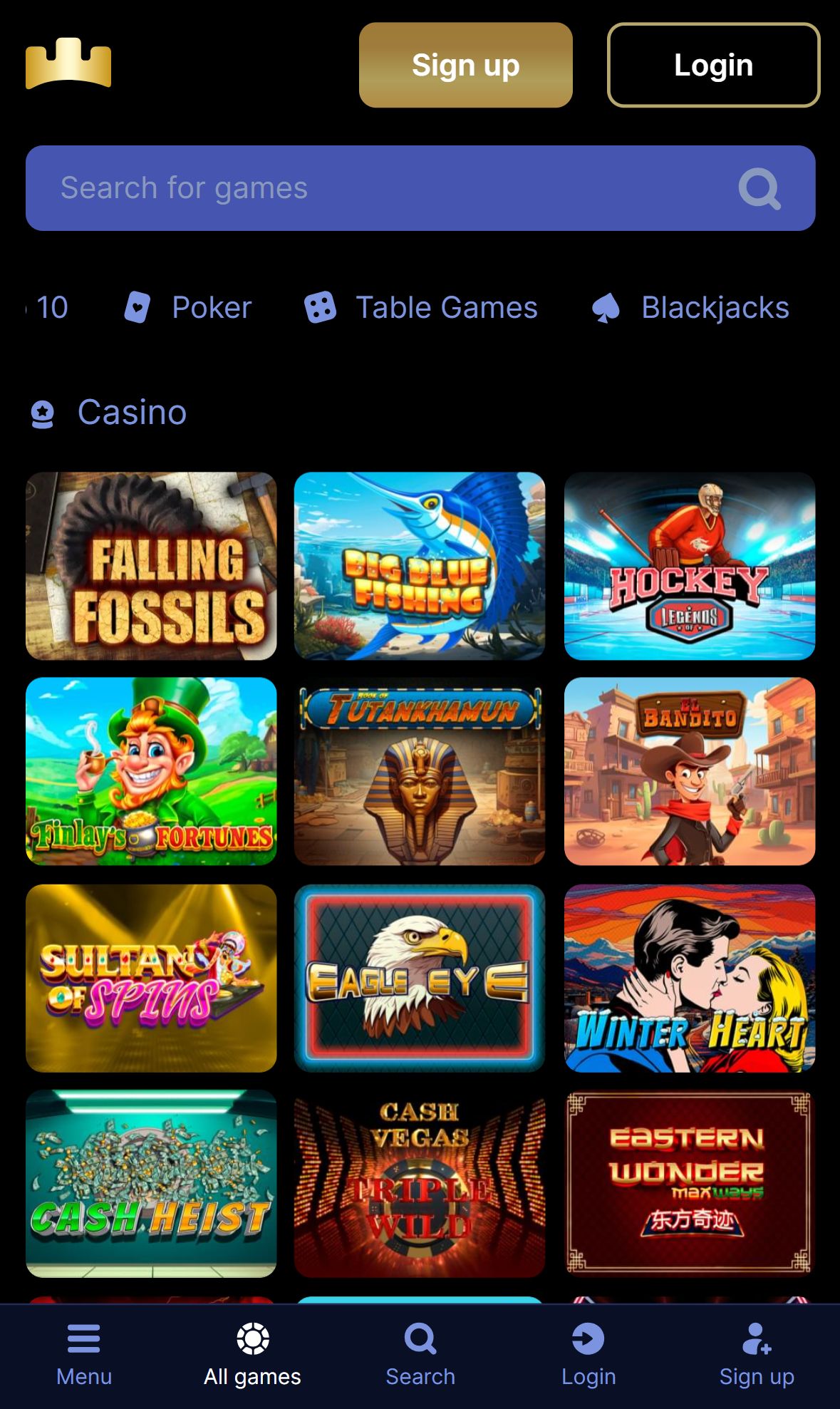 Gamealot Royale — Lobby (Mobile)
