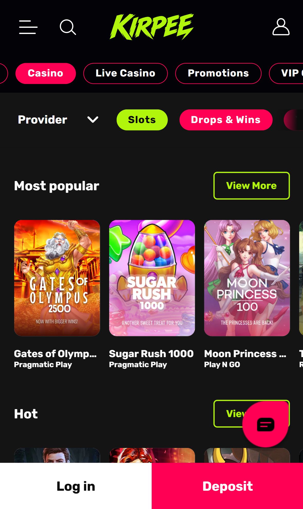 Kirpee — Lobby (Mobile)