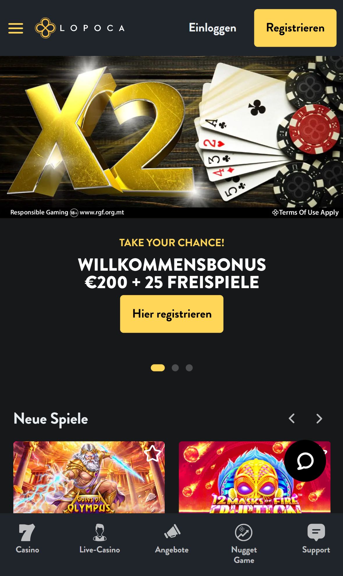 Lopoca — Startseite (Mobil)
