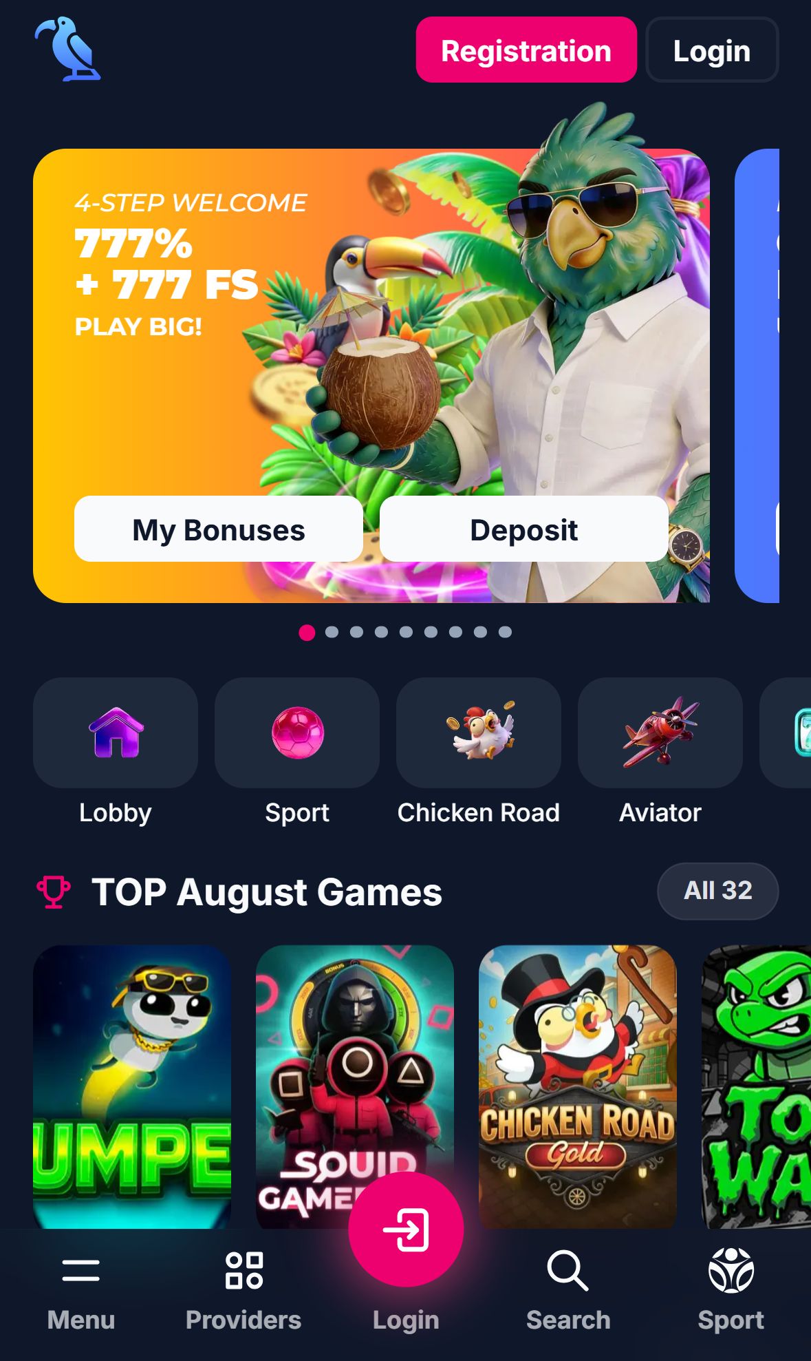 Lukkly — Homepage (Mobile)