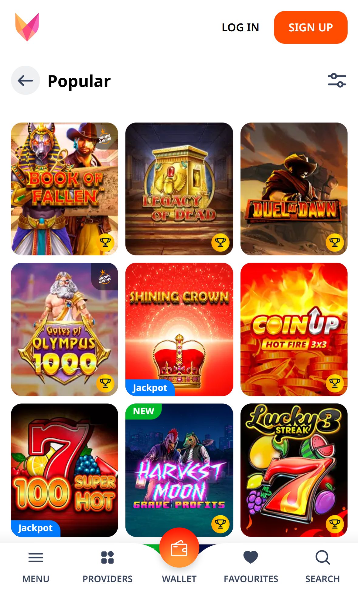 Monro — Lobby (Mobile)