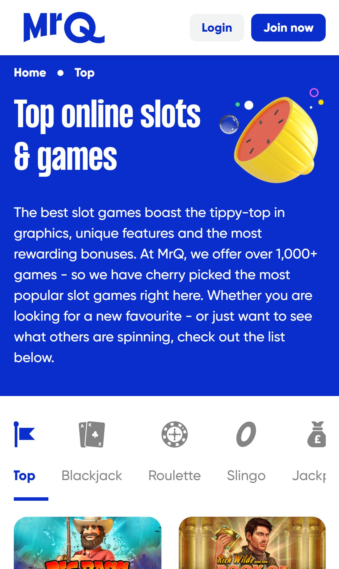 MrQ — Lobby (Mobile)