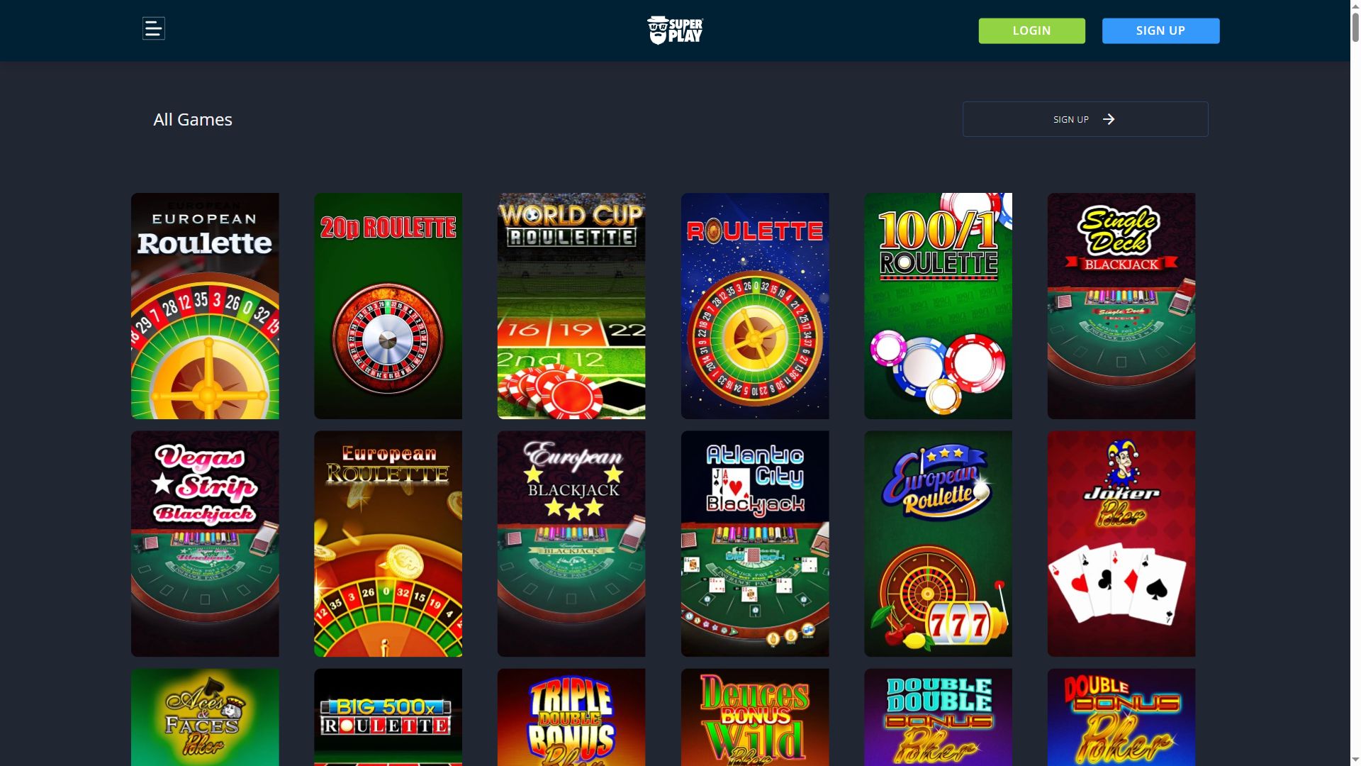 Mrsuperplay — Lobby (Desktop)