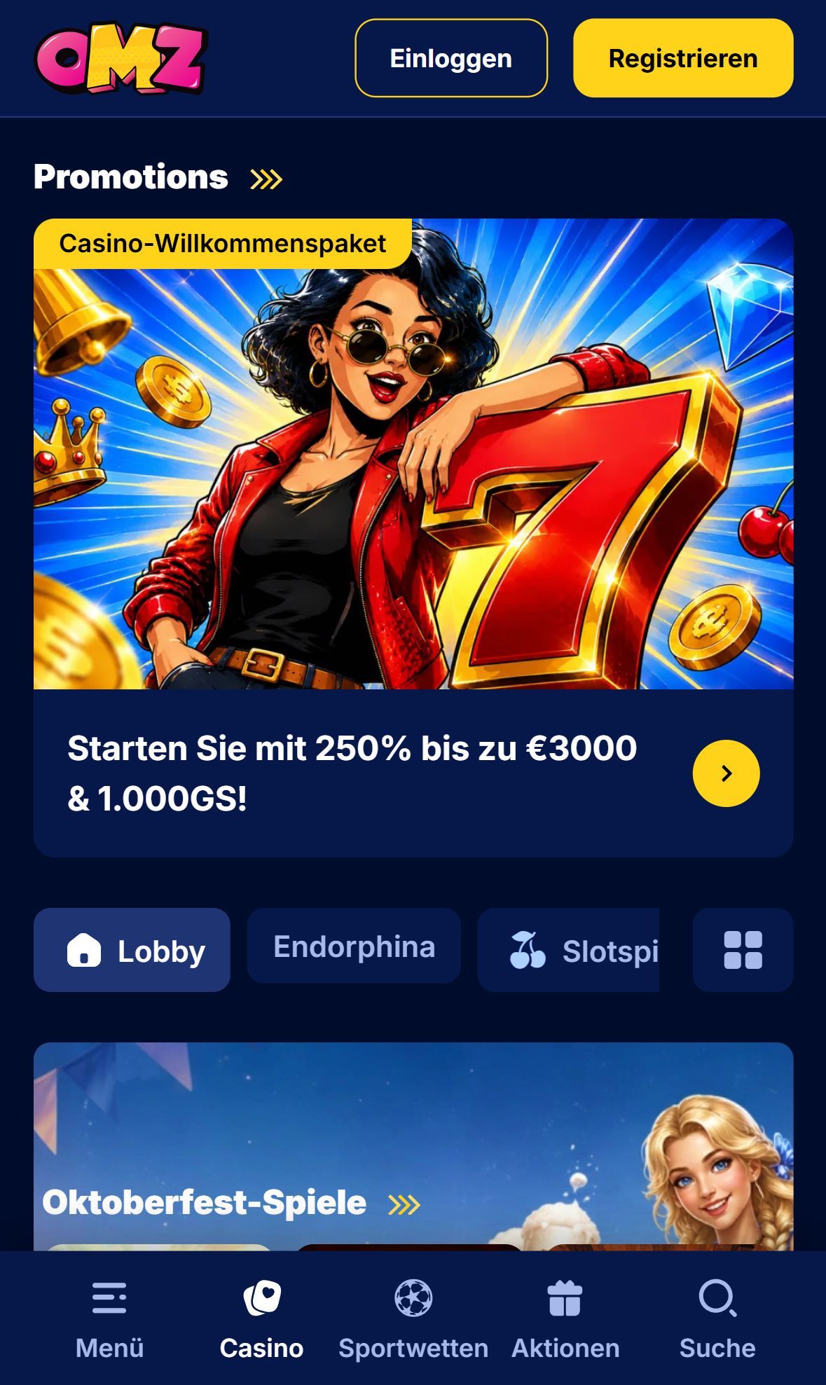 OhMyZino — Lobby (Mobil)
