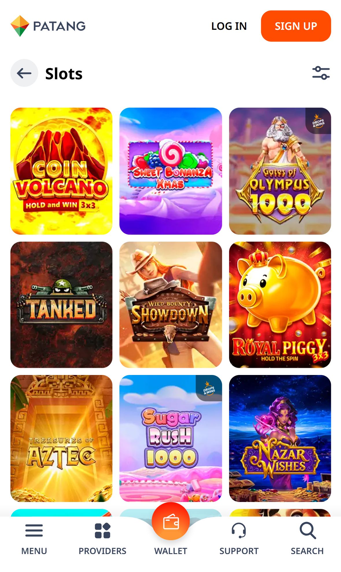 Patang — Lobby (Mobile)