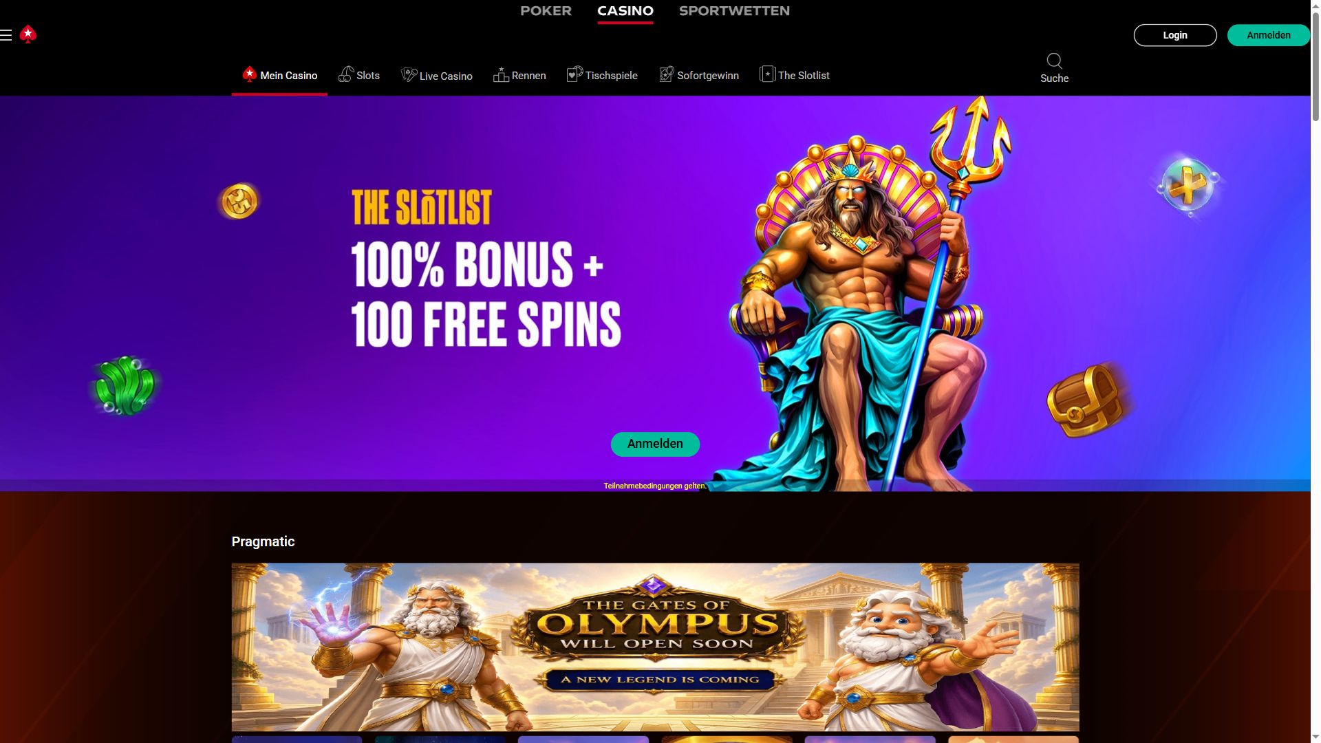 Pokerstars — Lobby (Desktop)