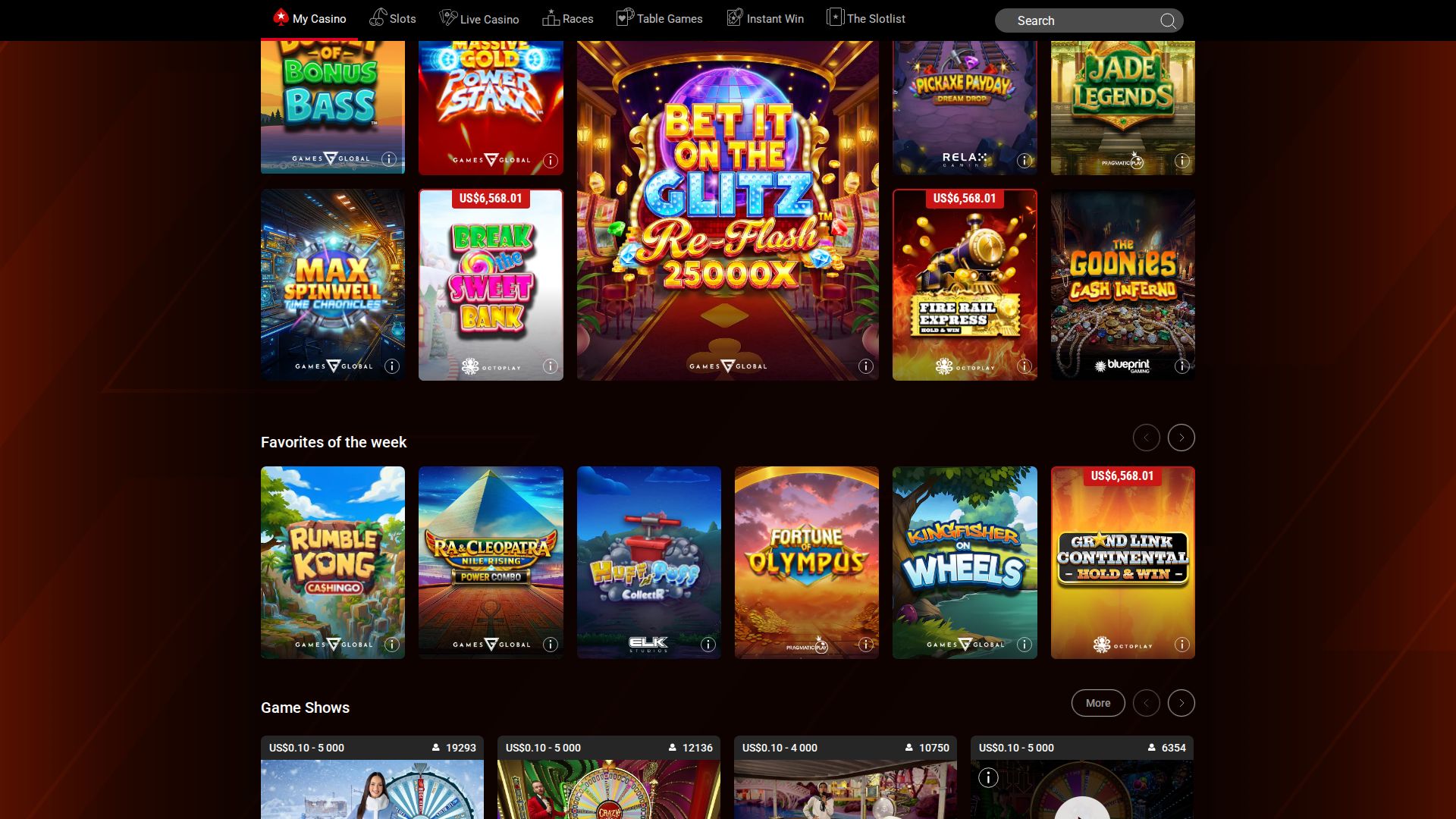 Pokerstars — Lobby (Desktop)