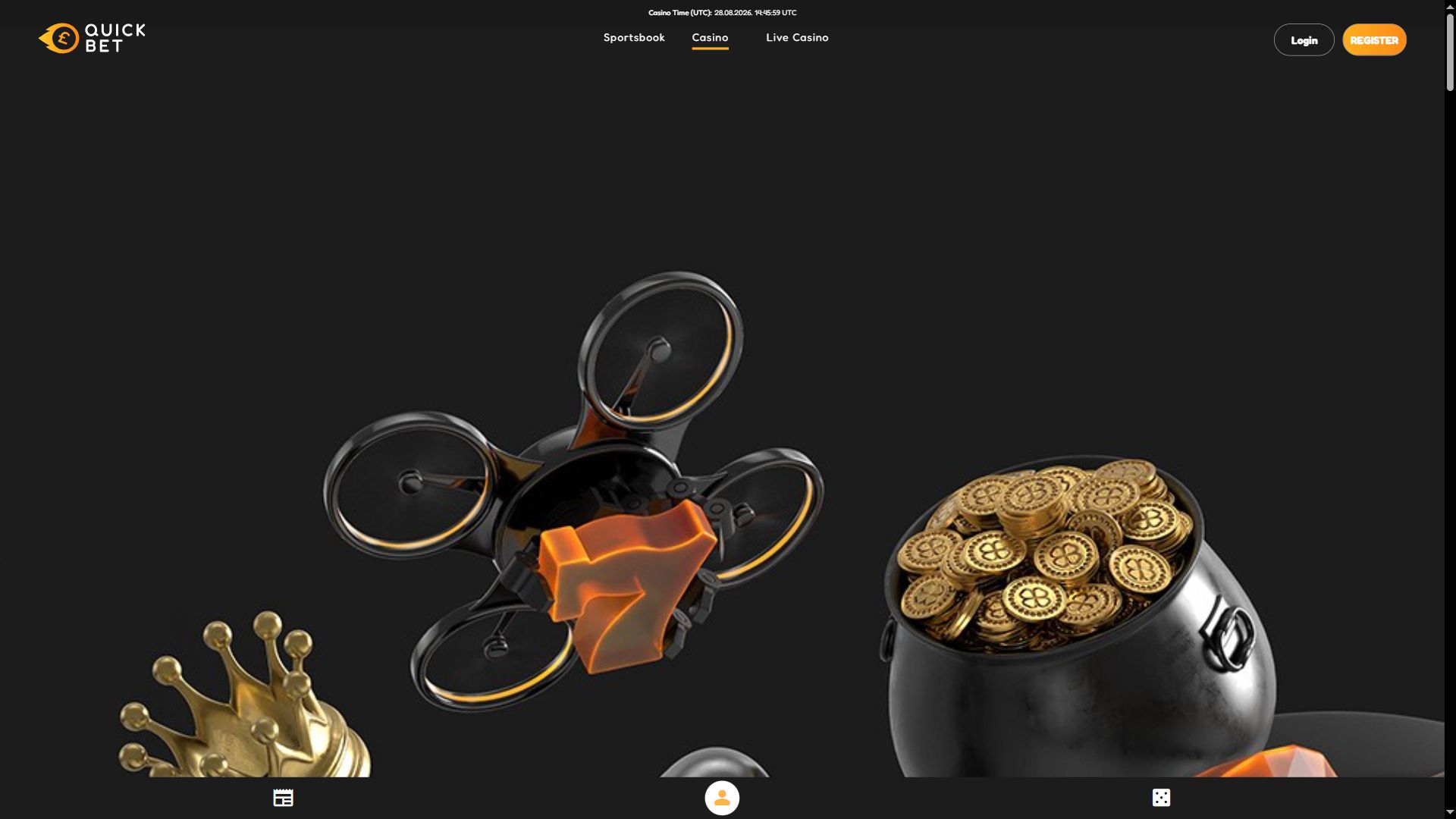 Quickbet — Lobby (Desktop)