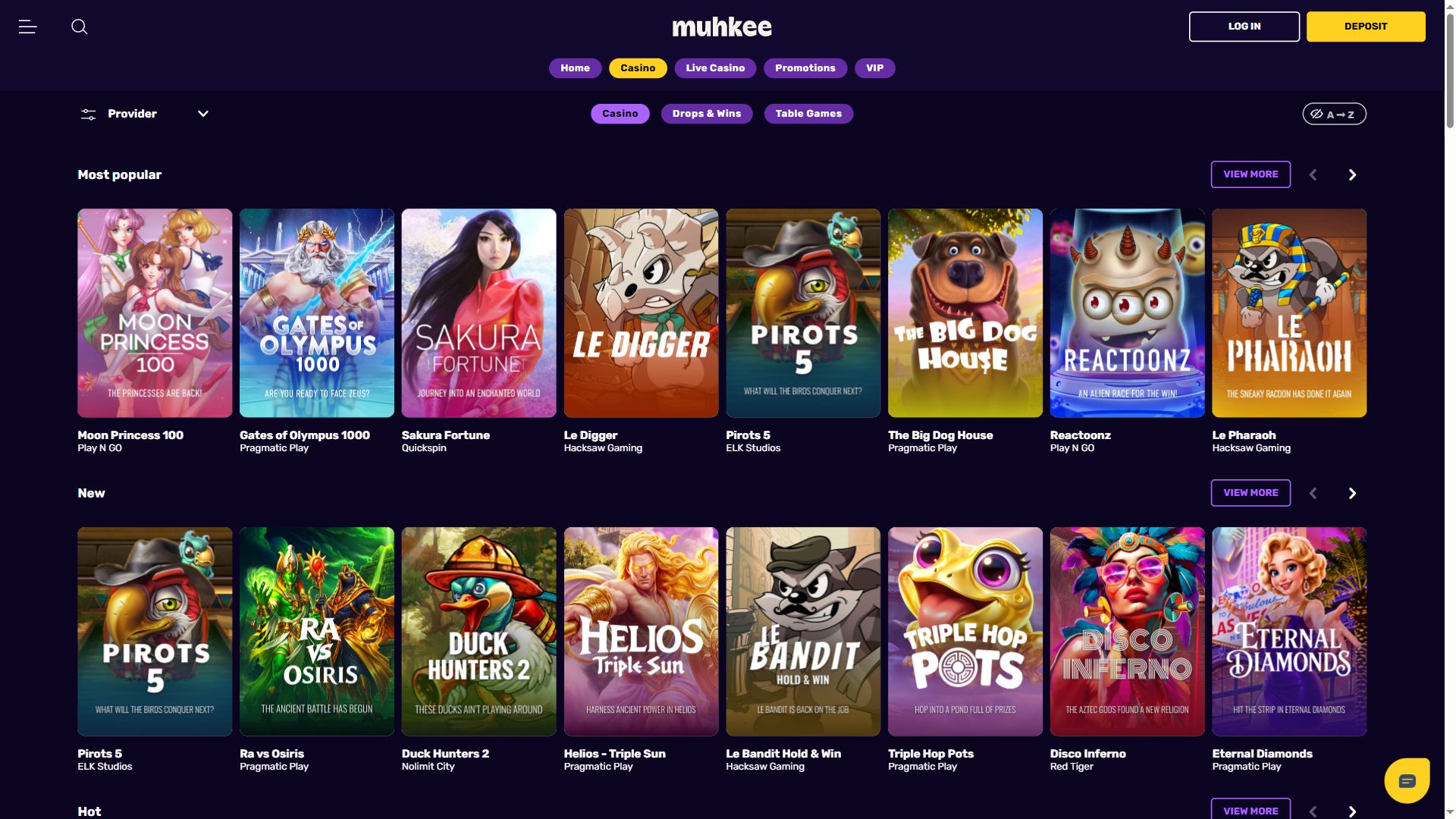 Muhkee — Lobby (Desktop)