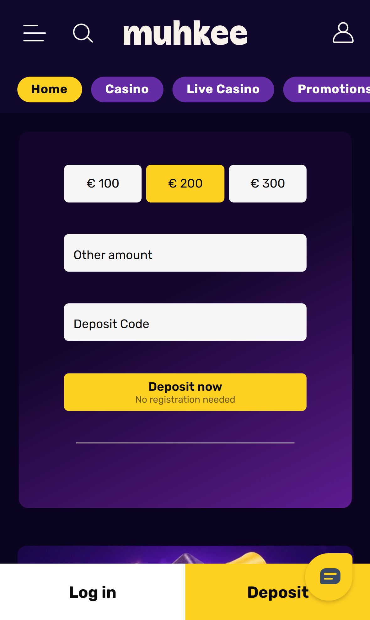 Muhkee — Homepage (Mobile)