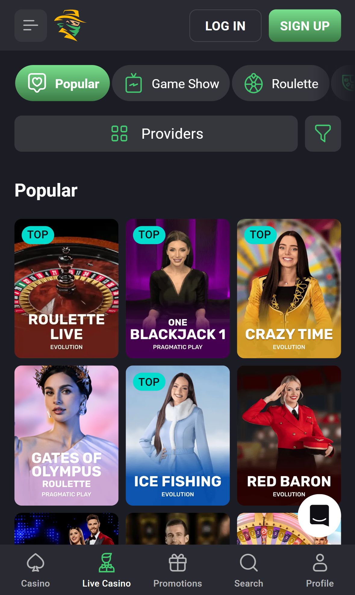 Slothunter — Lobby (Mobile)