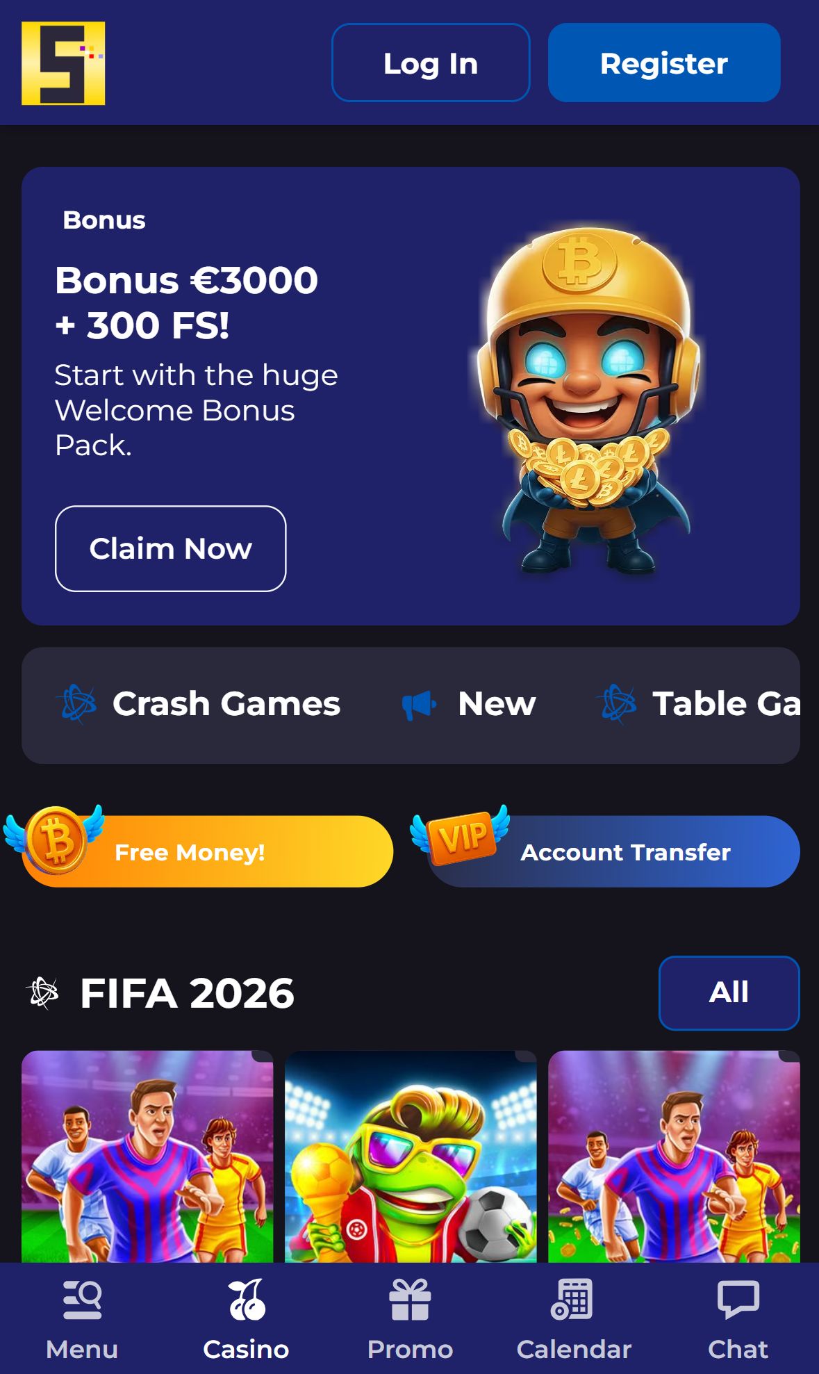Slotobit — Homepage (Mobile)
