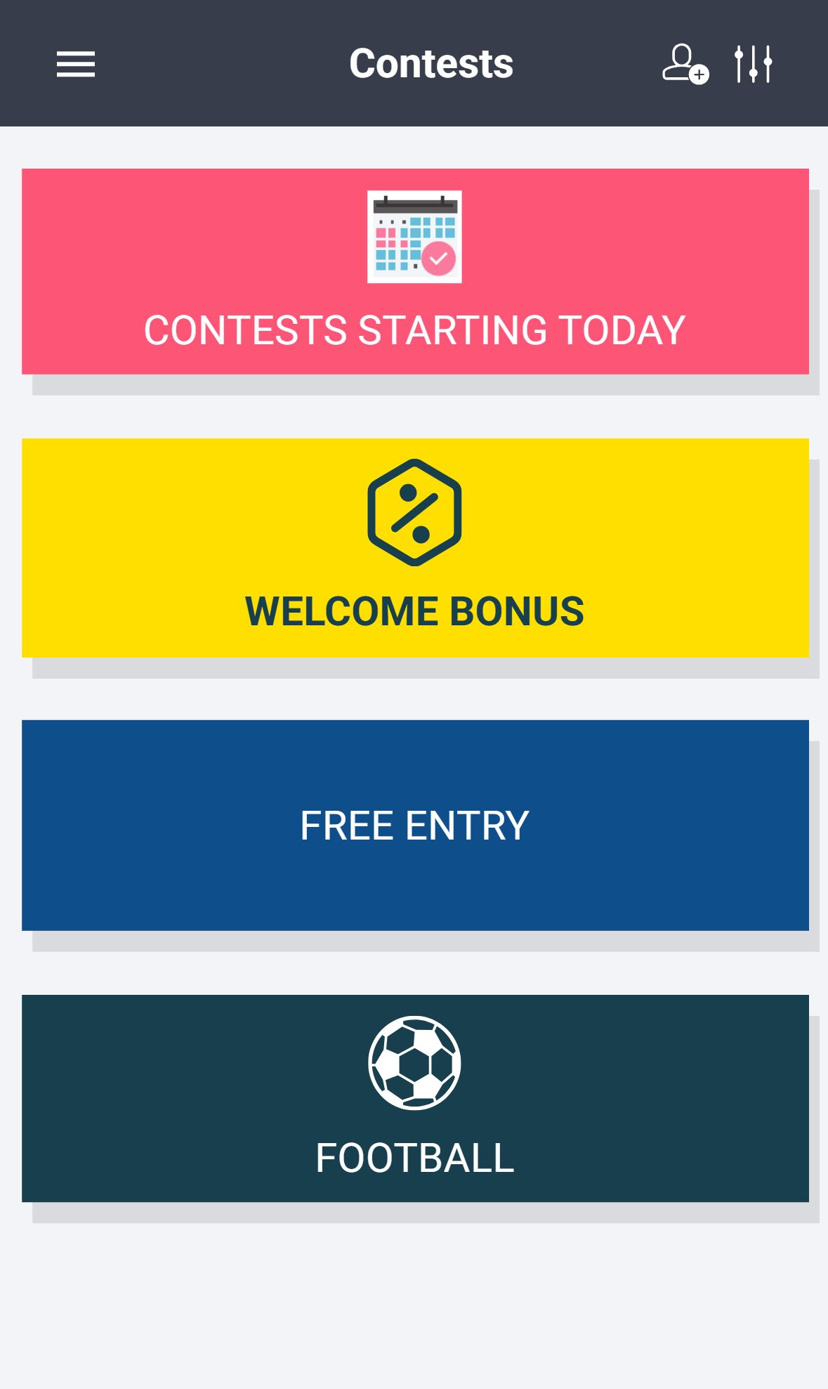 Sportito — Lobby (Mobile)