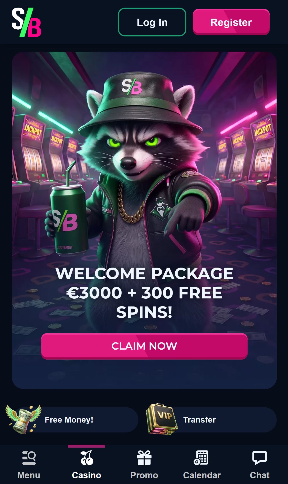 StakeBro — Homepage (Mobile)