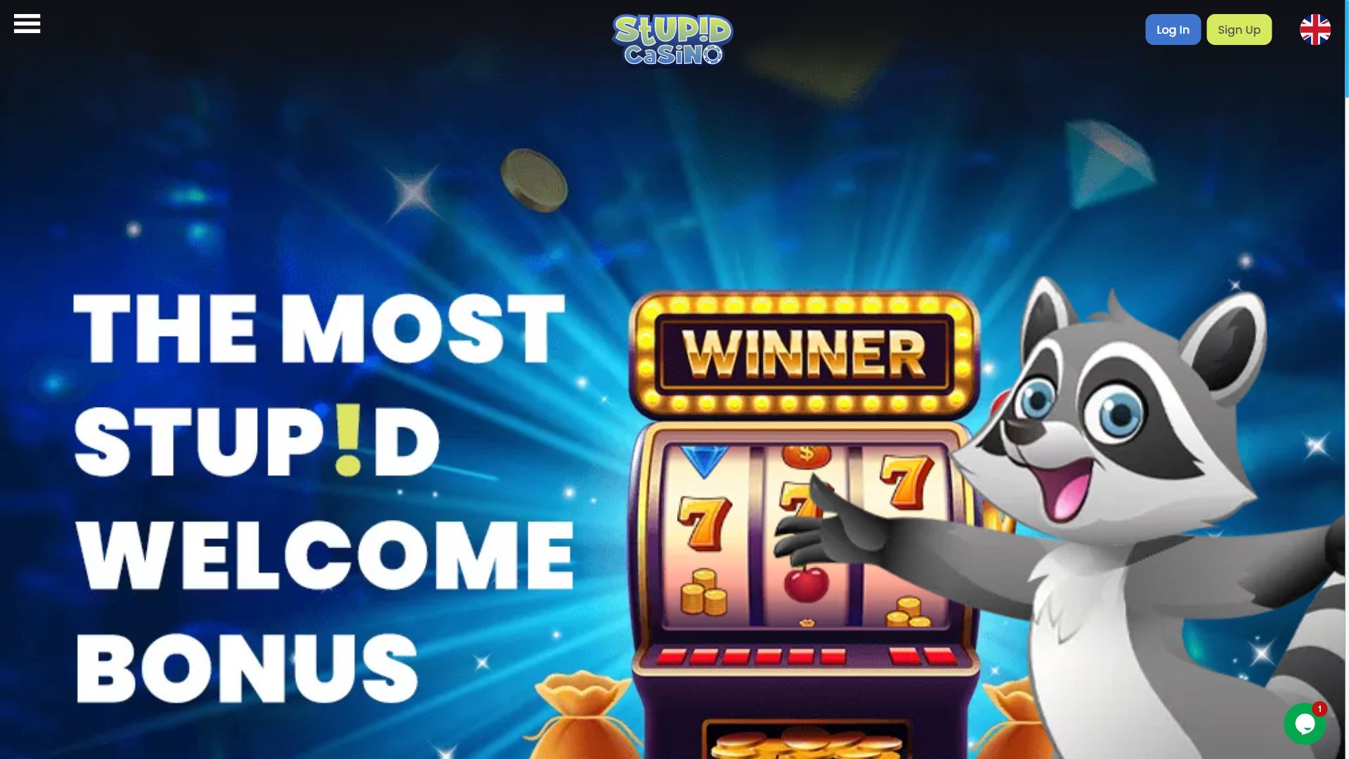 Stupid Casino — Lobby (Desktop)