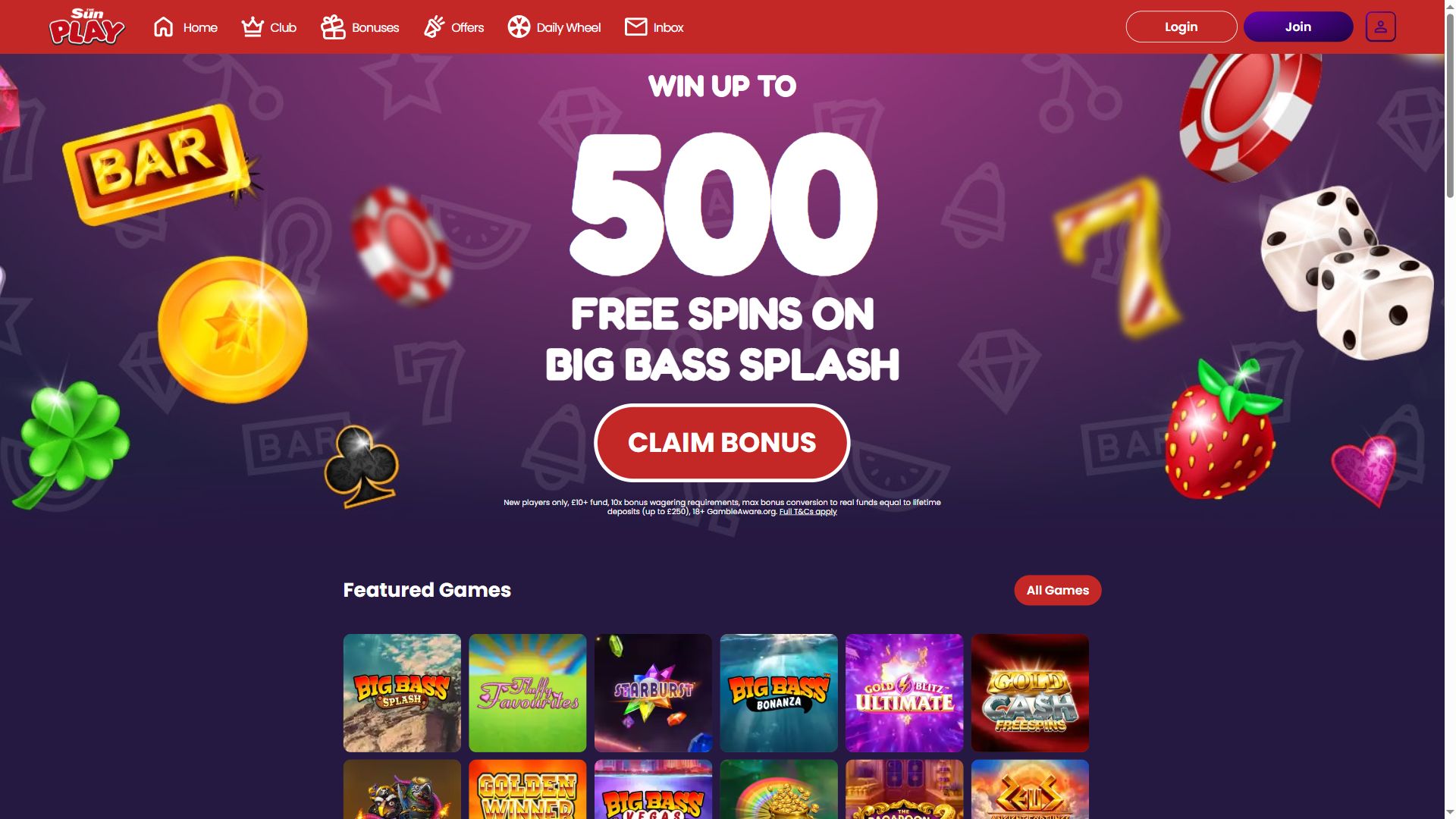 Thesun Play — Homepage (Desktop)