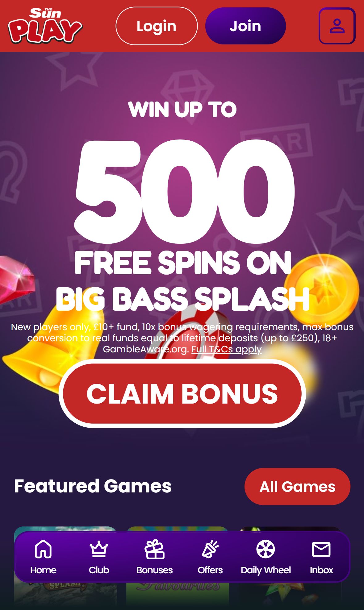 Thesun Play — Homepage (Mobile)