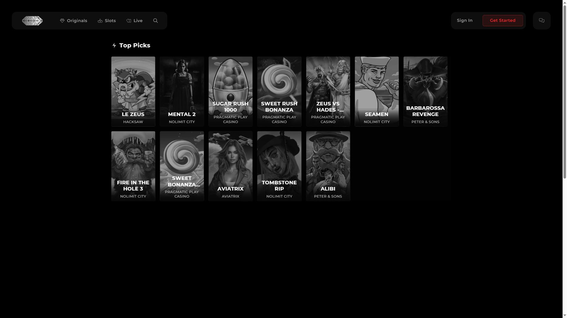 Originals — Lobby (Desktop)