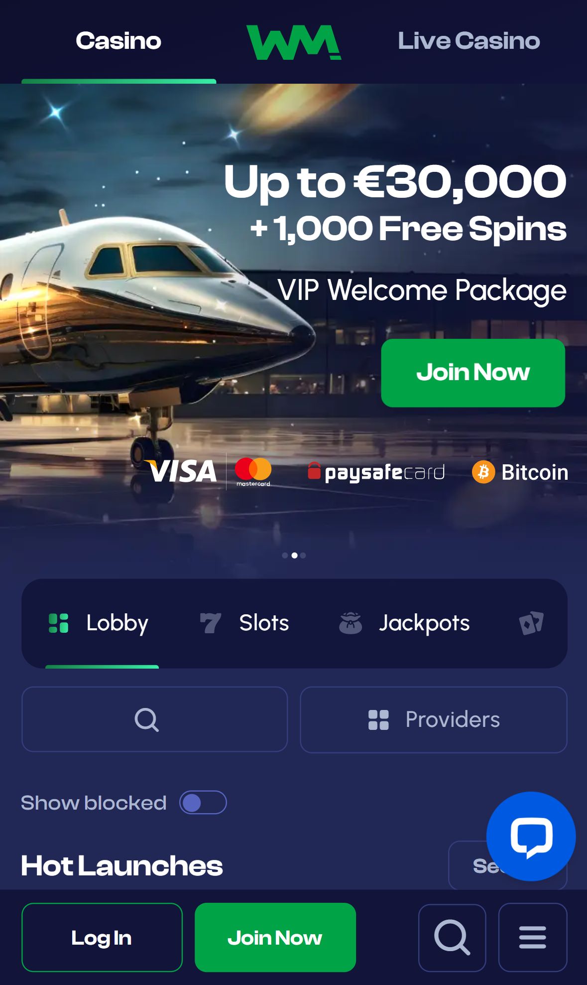 Winmaker — Lobby (Mobile)