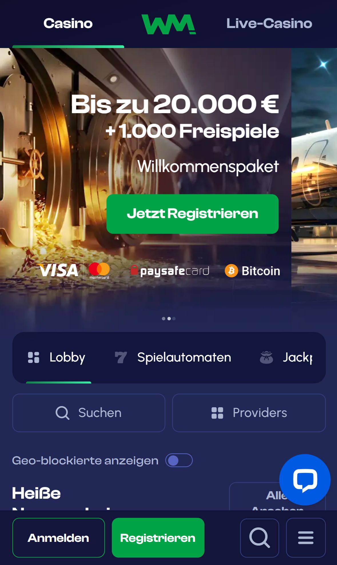 Winmaker — Startseite (Mobil)