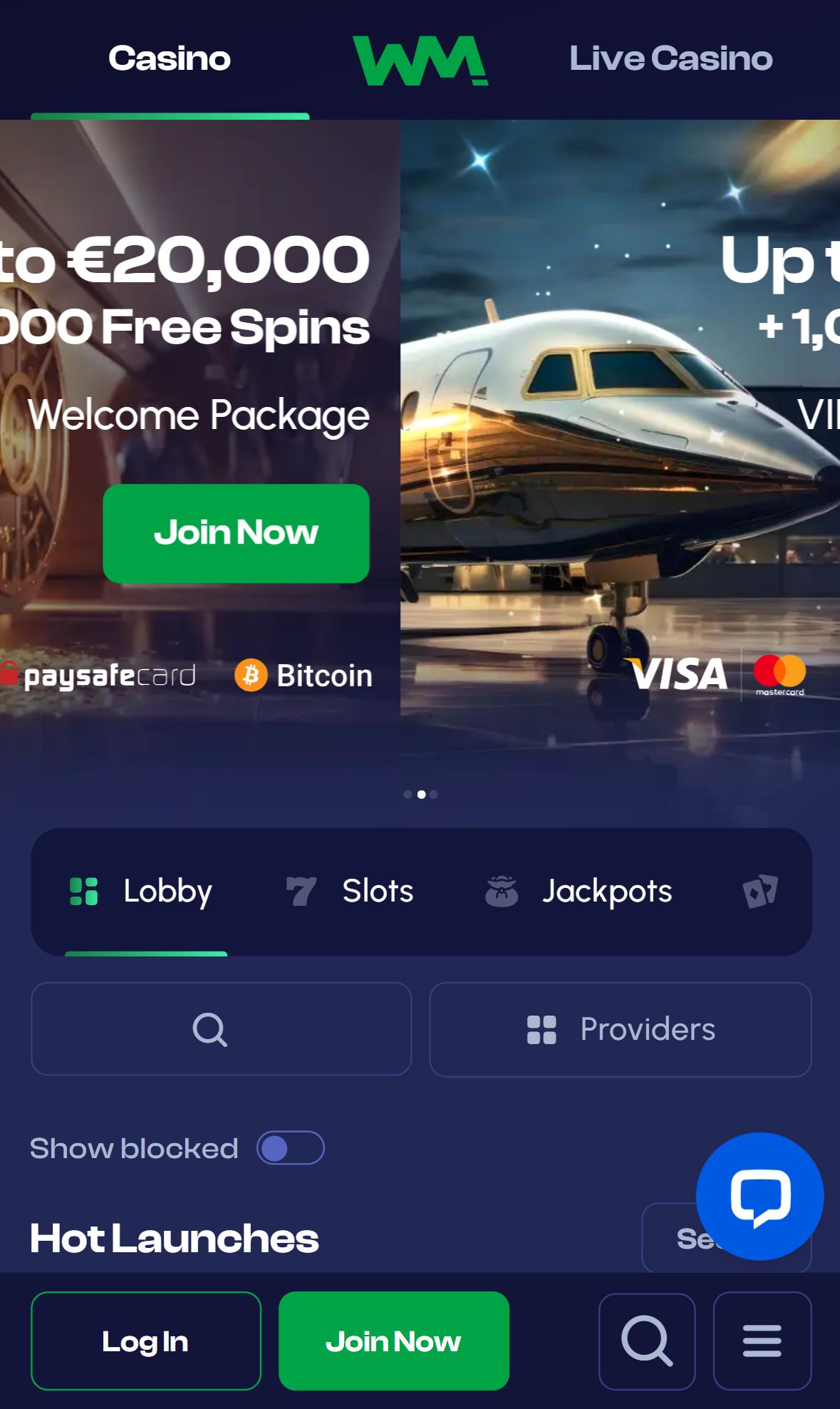 Winmaker — Homepage (Mobile)